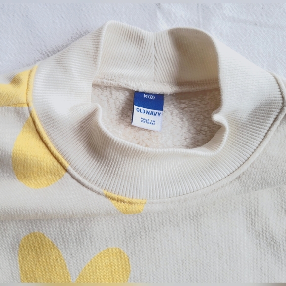 Mock-Neck Graphic Cocoon Sweatshirt for Girls - Picture 3 of 4